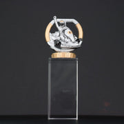 Go Kart Budget Crystal Trophy
