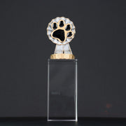 Pet Budget Crystal Trophy