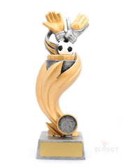 Football Goalie Flame Trophy