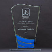 Blue Tailwind Trophy