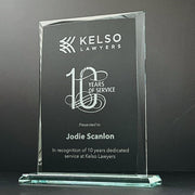 Capital Jade Glass Trophy
