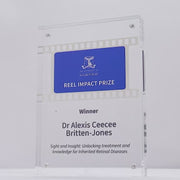Acrylic Sabrix Colour Block Trophy