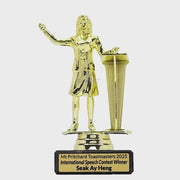 Female Public Speaking Figure Trophy