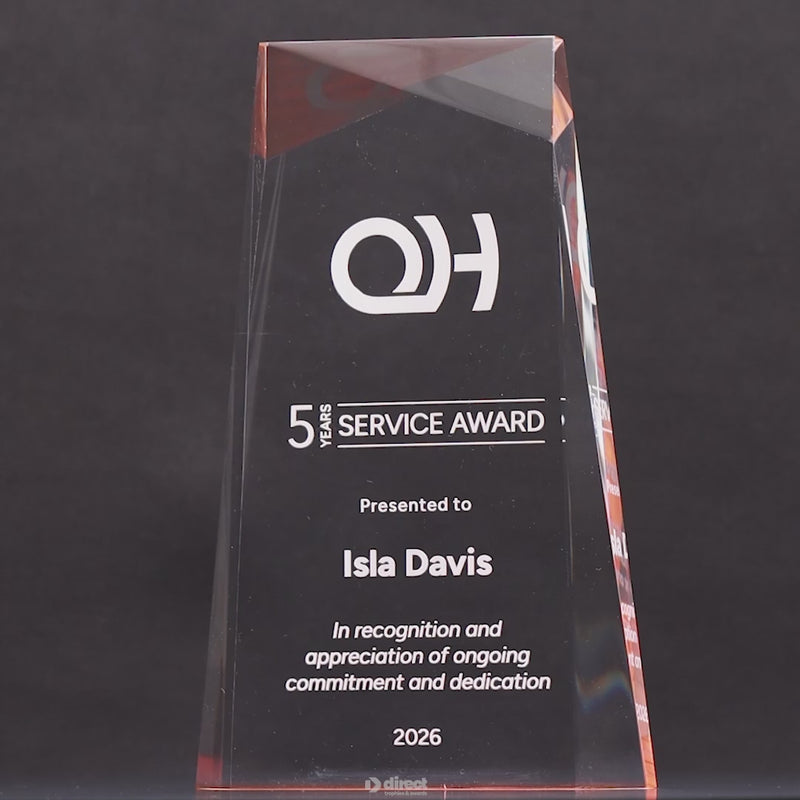 Spire Acrylic Orange Award - product video