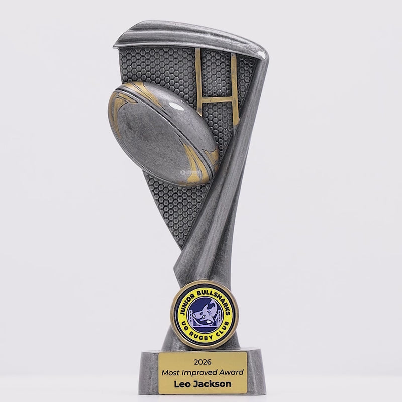 Crusader Rugby Trophy - product video