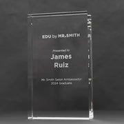 Crystal Block Award Trophy