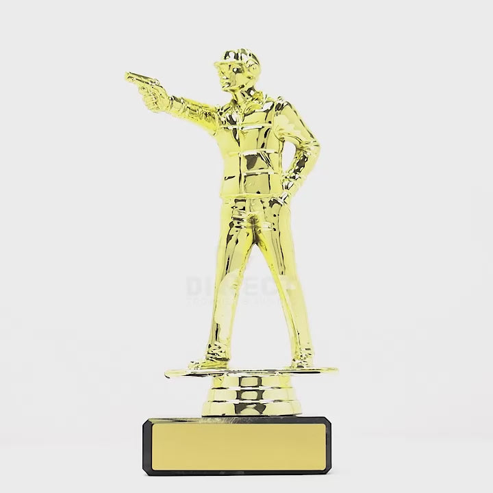 Pistol Shooting Figure Trophy
