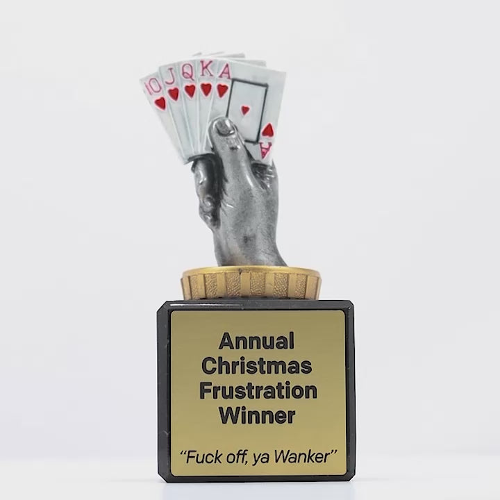 Cards Marble Trophy