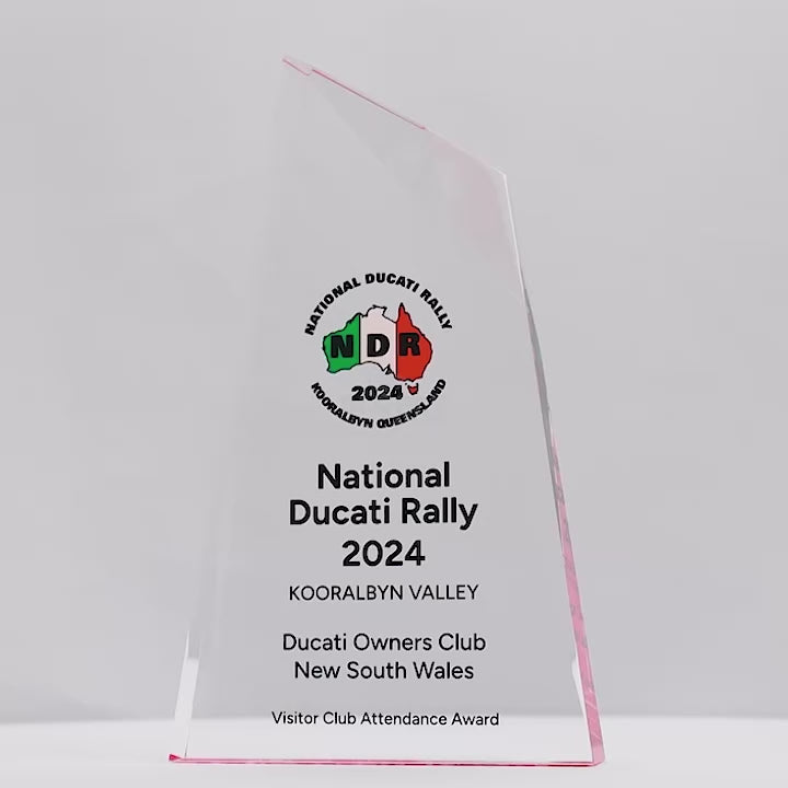 Torgo Acrylic Red Colour Trophy