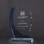 Edgeture Wave Glass Trophy