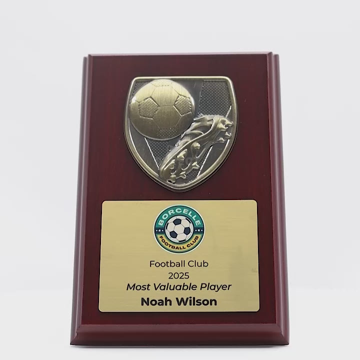 Metnox Football Plaque Trophy