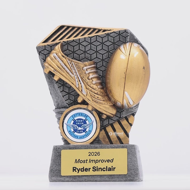 Clutch Rugby Trophy - product video