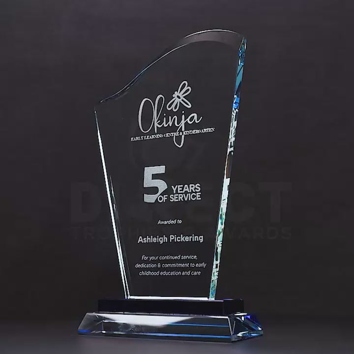 Sunrise Glass Trophy