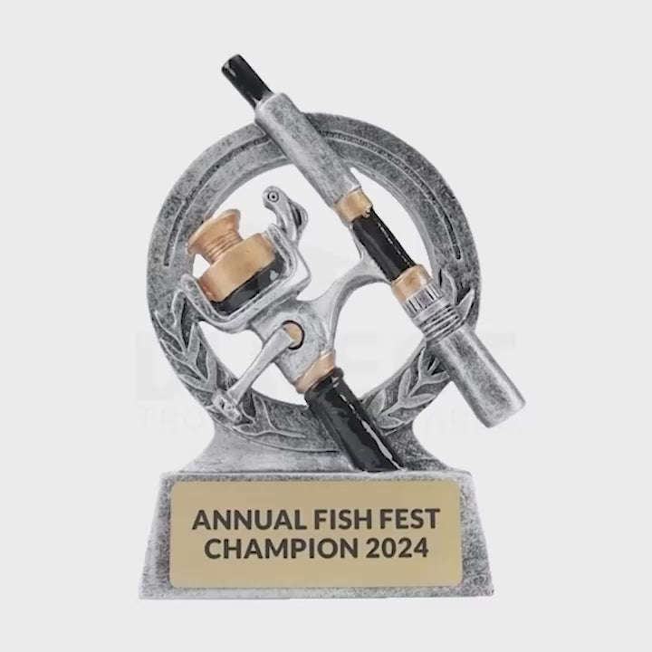 Gone Fishing Trophy Reel Prize