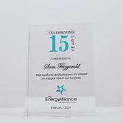 Crystal Wedge Colour Trophy