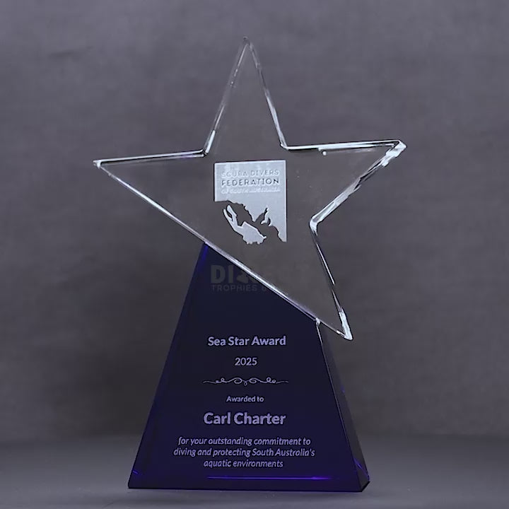 Crystal Blue Star Trophy
