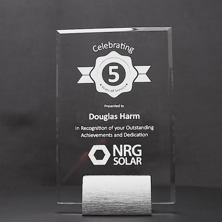 Acrylic Billboard Colour Trophy