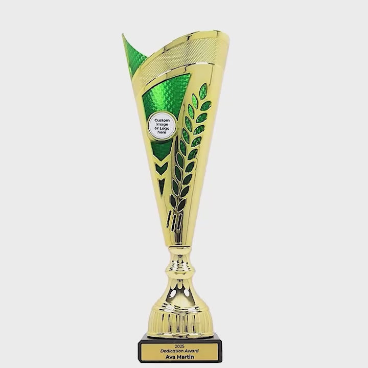 Vastel Gold Green Cup