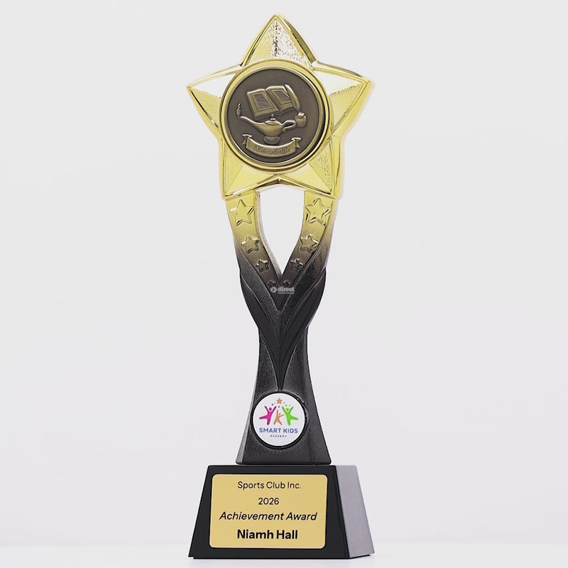 Astra Lamp of Knowledge Trophy - product video
