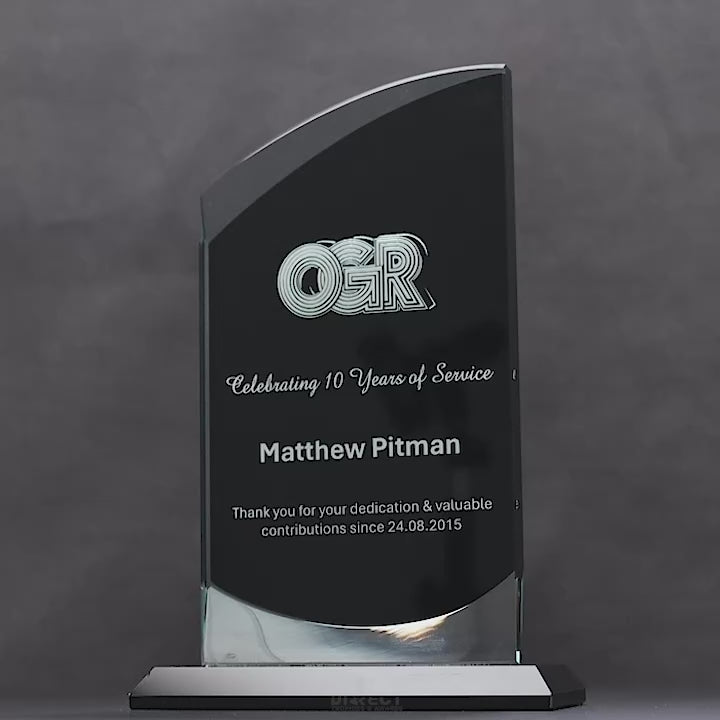 Swerve Glass Trophy