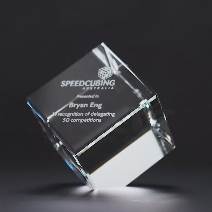 Crystal Cube Trophy