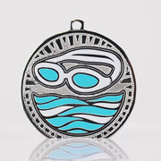 Ignition Swimming Shiny Silver Medal