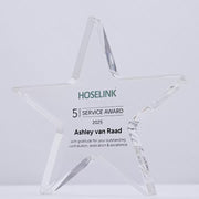 Acrylic Star Colour Trophy
