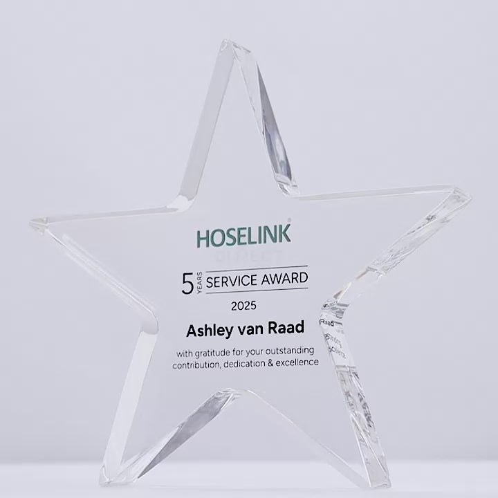 Acrylic Star Colour Trophy