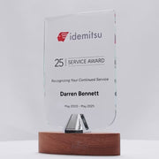 Lucent Glass Blade Colour Trophy