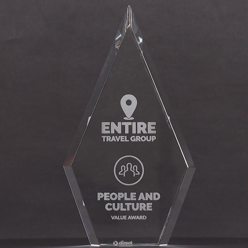 Monumental Crystal Arrowhead Award - product video