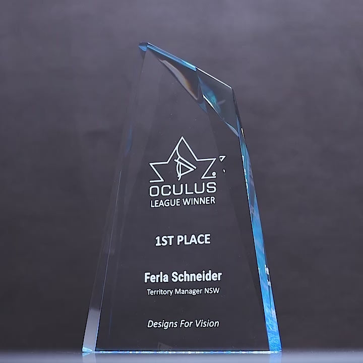 Torgo Acrylic Blue Trophy