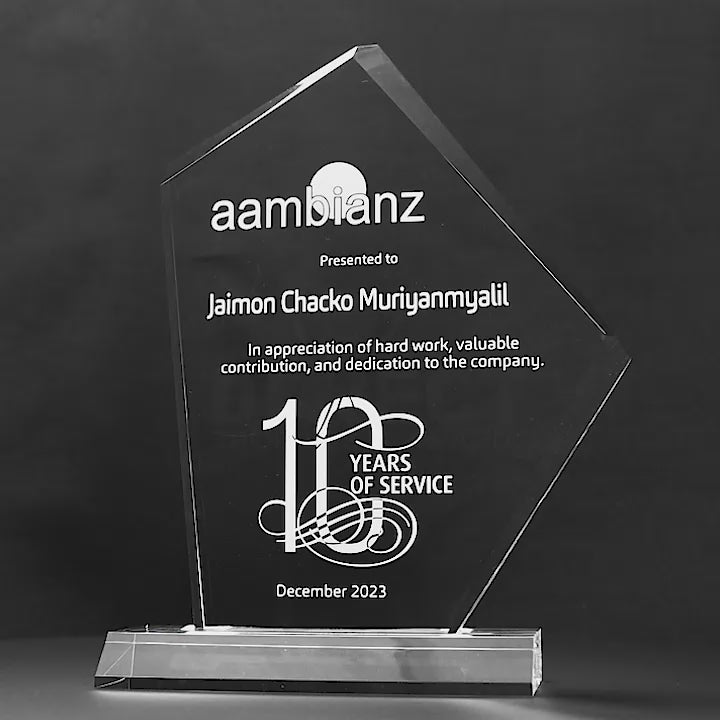 Acrylic Summit Trophy