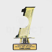 Golf Hole in One Ball Holder Trophy