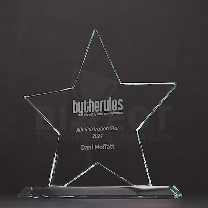 Antares Star Glass Trophy