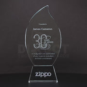 Vivacity Flamingo Glass Trophy