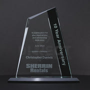 Elite Summit Glass Trophy