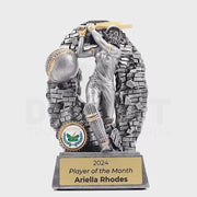 Impact Cricket Batter Female Trophy