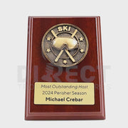 Spartan Skiing Plaque