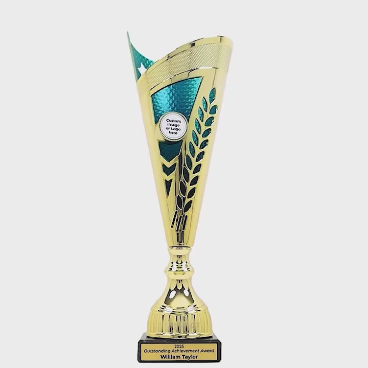 Vastel Gold Blue Cup