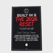 Craft Plaque Black Colour Trophy