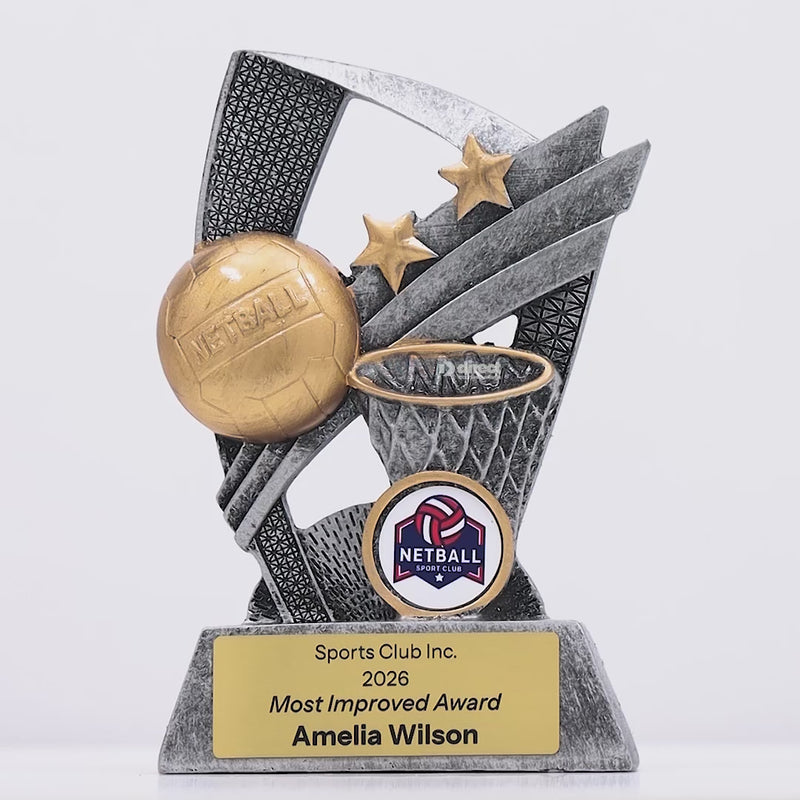 Allstar Netball Trophy - product video