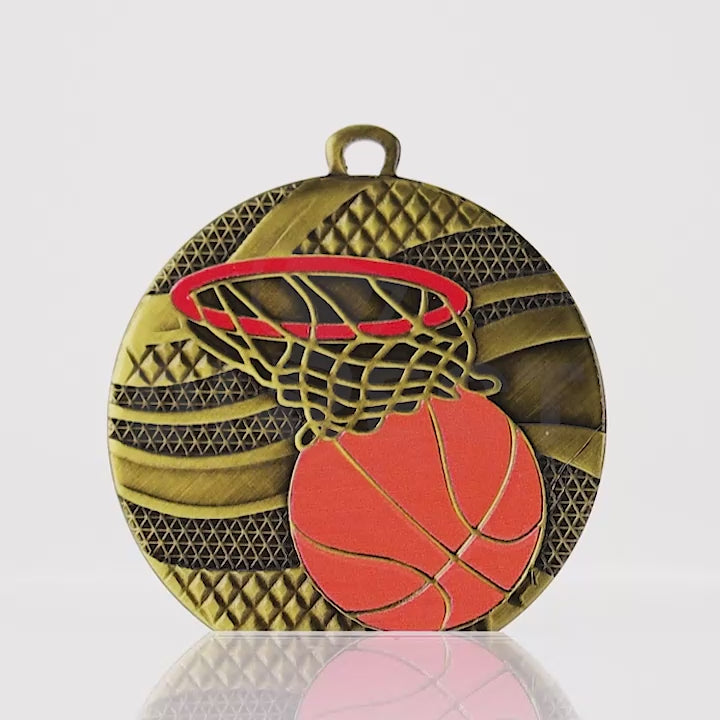 Montage Basketball Gold Medal