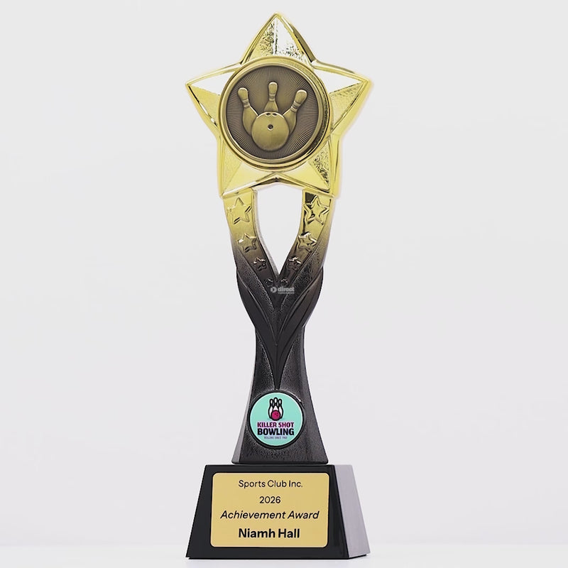 Astra Tenpin Bowling Trophy - product video