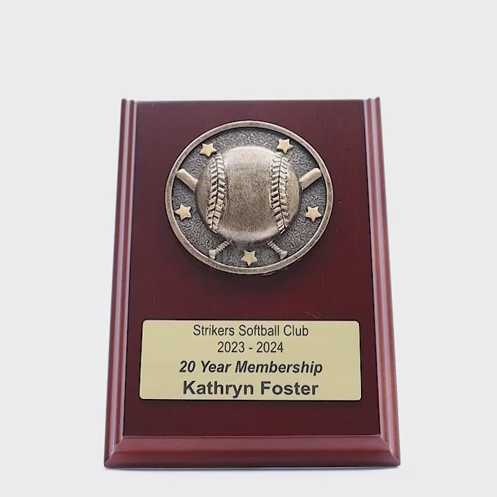 Spartan Baseball Plaque
