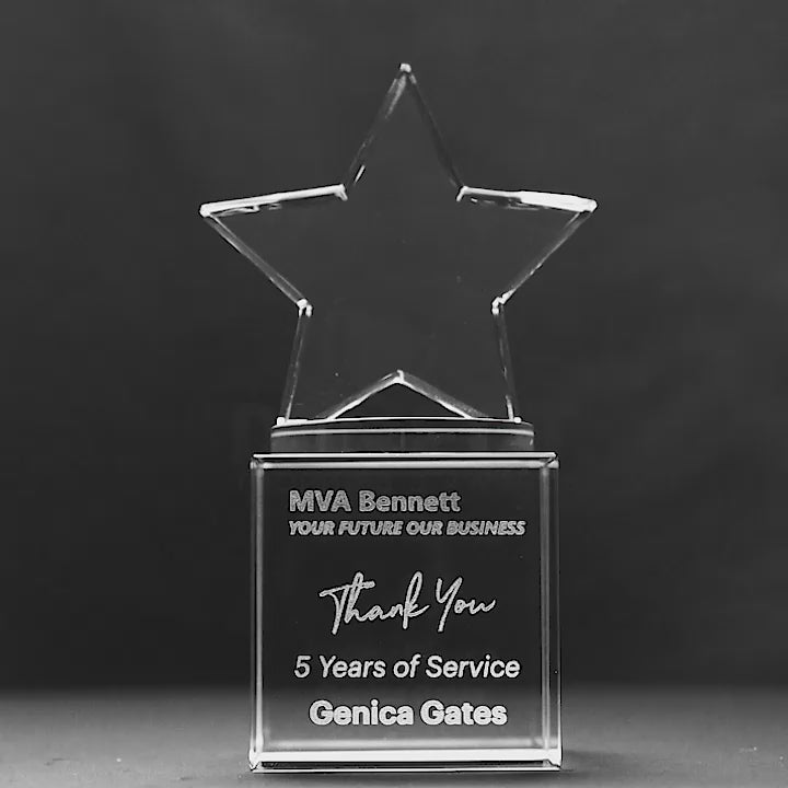 Crystal Mini Star Trophy