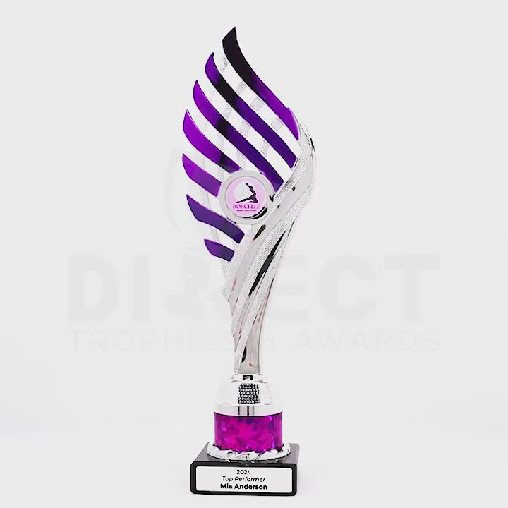 Fernway Silver Purple Trophy