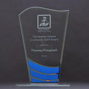 Blue Tailwind Trophy