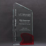 Kynex Glass Red Trophy