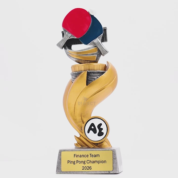 Table Tennis Flame Trophy