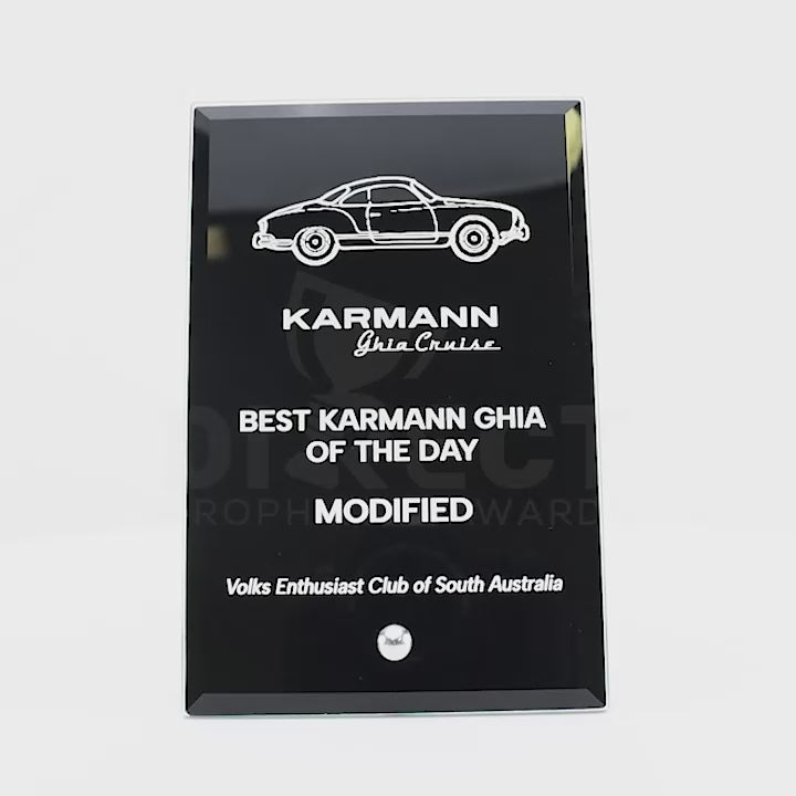 Craft Plaque Black Trophy